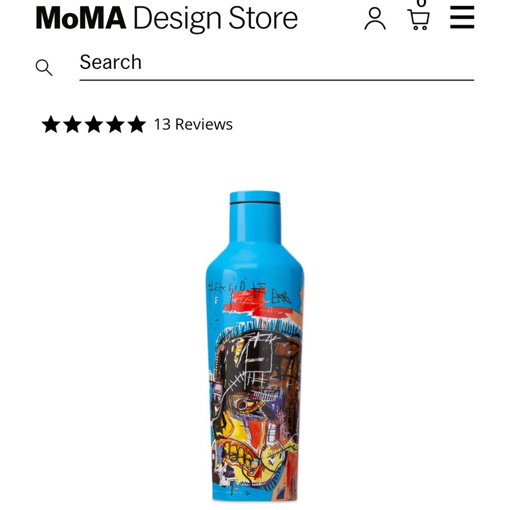 BNWT: MoMA Basquiat Corkcicle